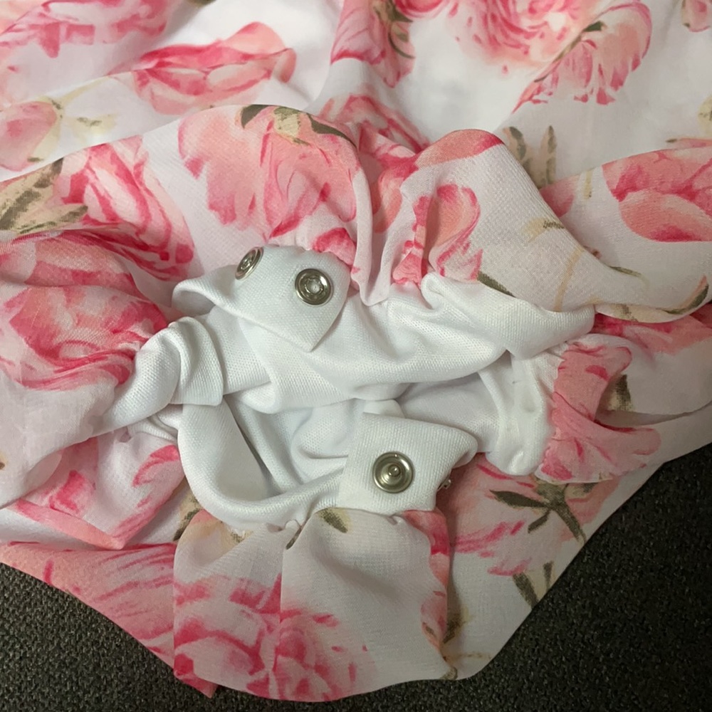 Romper - flowers 6/9m - Picture 4 of 7